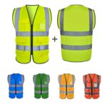 Custom Multi-Pockets Reflective Safety Vest - 1