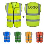 Custom Multi-Pockets Reflective Safety Vest