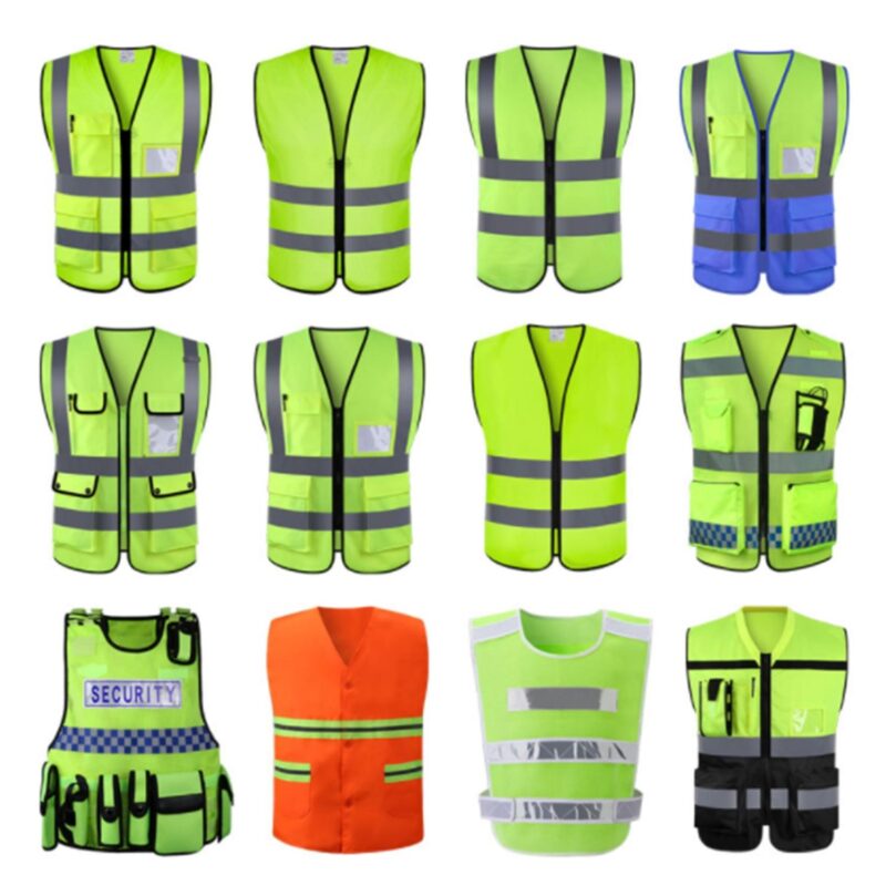 Custom Multi-Pockets Reflective Safety Vest - 6