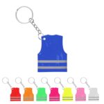 Custom PVC Reflective Safety Vest Keychain - 1