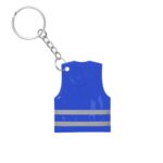 Custom PVC Reflective Safety Vest Keychain - 2