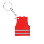 Custom PVC Reflective Safety Vest Keychain - 3