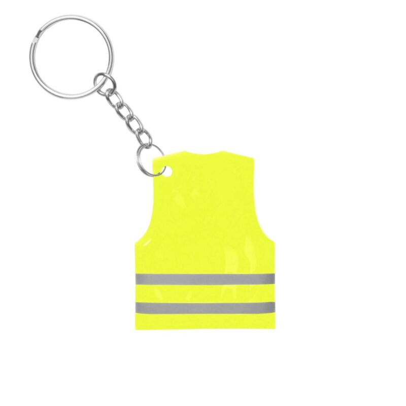 Custom PVC Reflective Safety Vest Keychain - 7