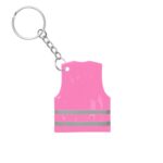Custom PVC Reflective Safety Vest Keychain - 8