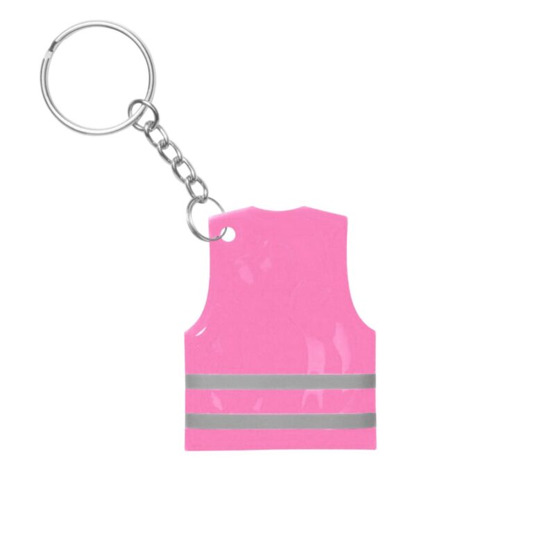 Custom PVC Reflective Safety Vest Keychain - 8