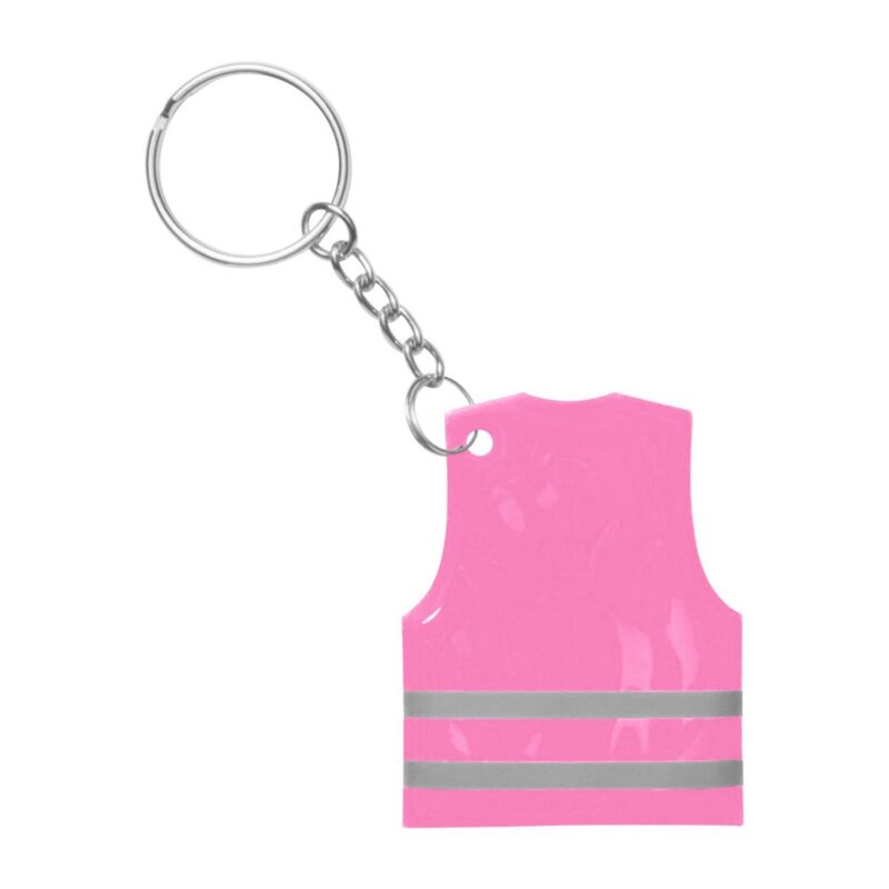 Custom Reflective Safety Vest Keychain PVC Glow Effect - 5