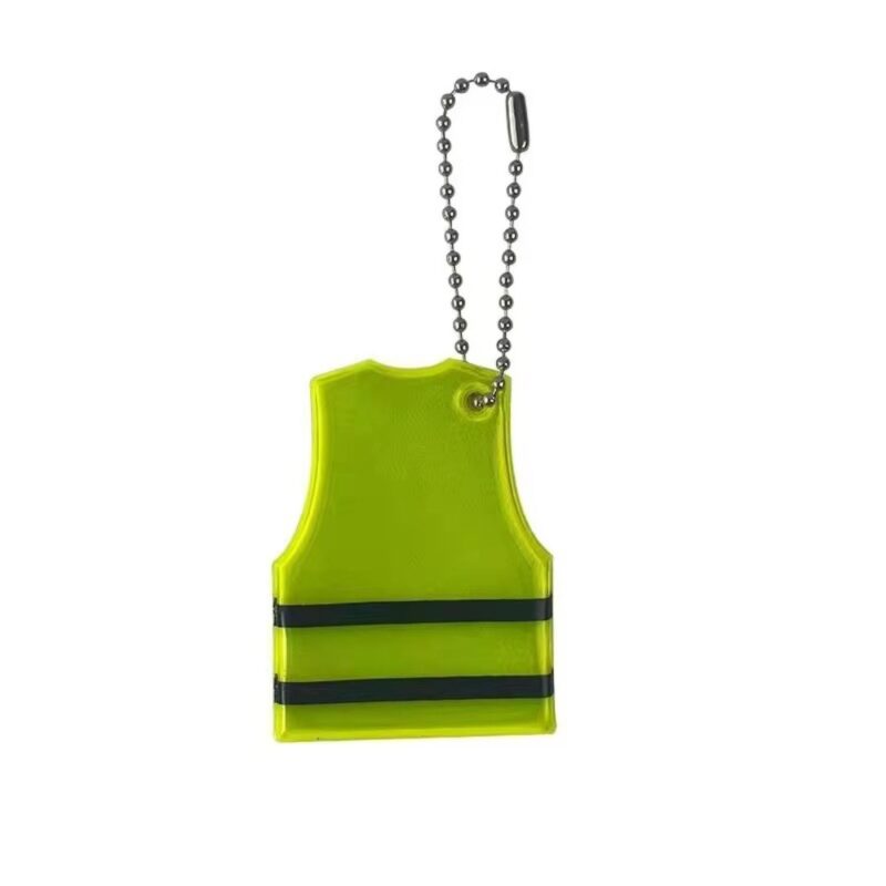 Custom Reflective Safety Vest Keychain - 1