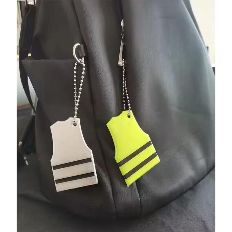 Custom Reflective Safety Vest Keychain - 3