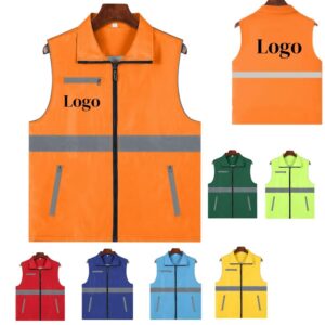 Custom Breathable Cotton Reflective Safety Vest