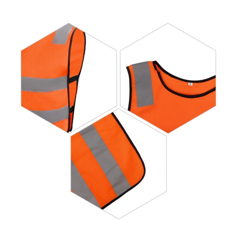 Custom High Visibility Kids Reflective Safety Vest - 2