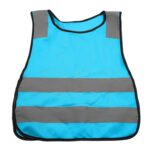 Custom High Visibility Neon Yellow Reflective Safety Vest for Kids - 2