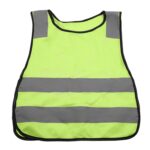 Custom High Visibility Neon Yellow Reflective Safety Vest for Kids - 3