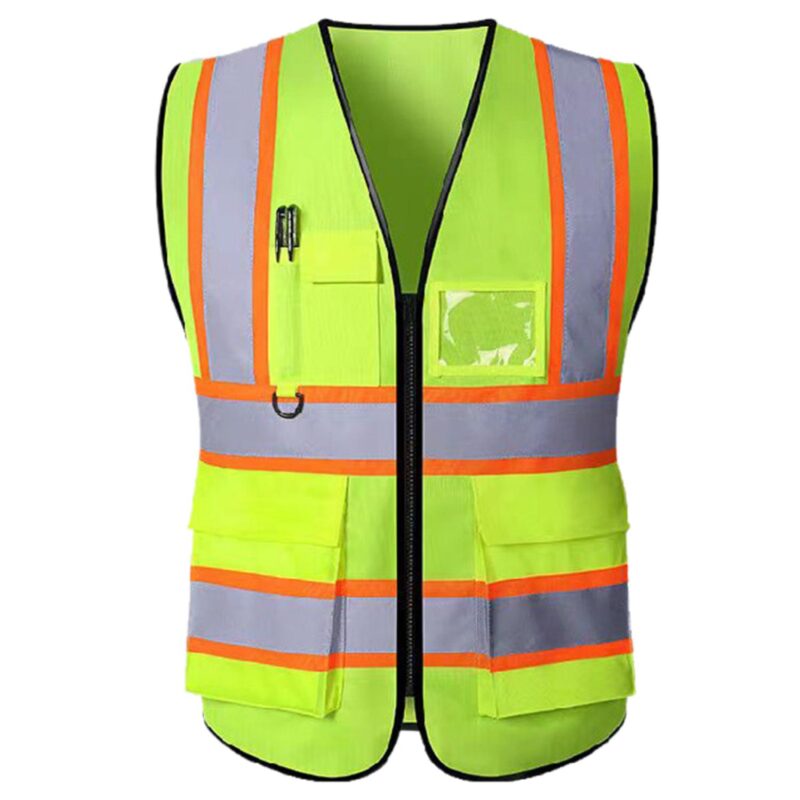 Custom High Visibility Reflective Safety Vest - 2