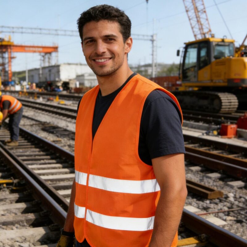 Custom High Visibility Reflective Safety Vest For Adult - 4