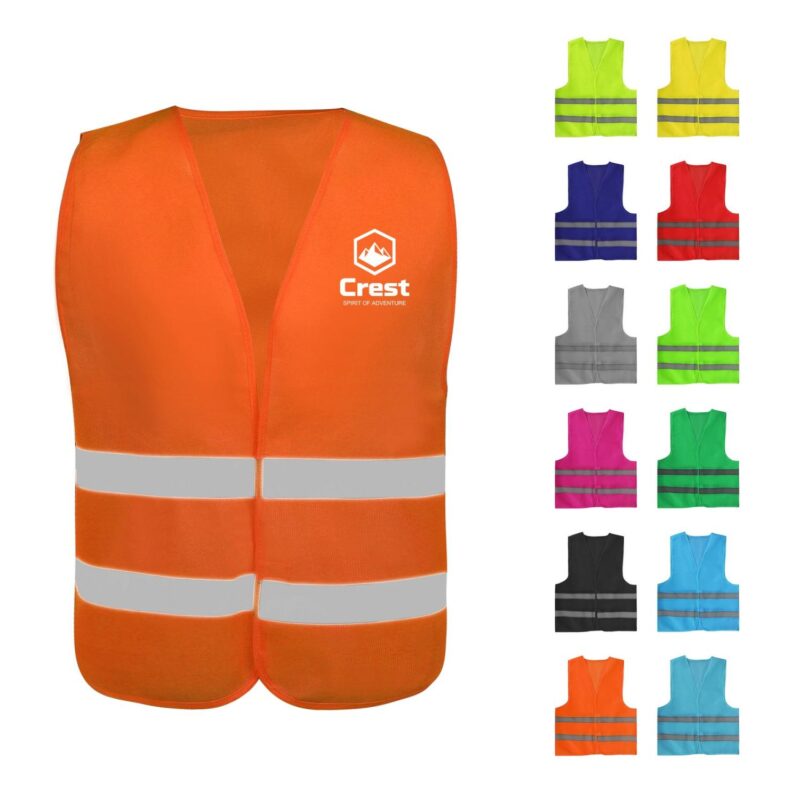 Custom High Visibility Reflective Safety Vest For Adult