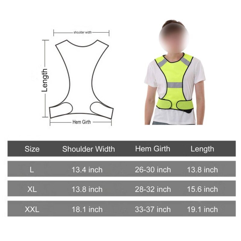 Custom Mesh Hi-Viz Reflective Safety Vest - 3