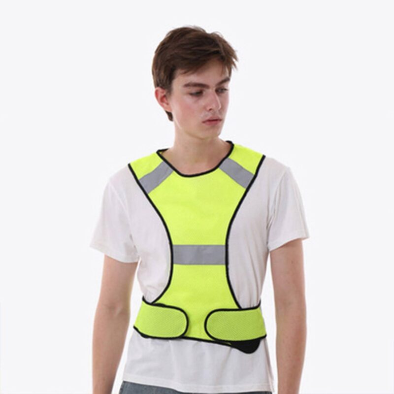 Custom Mesh Hi-Viz Reflective Safety Vest - 4