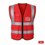 Custom Pocket Reflective Safety Vest For Promotional Giveaways - 8