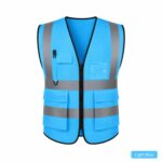 Custom Pocket Reflective Safety Vest For Promotional Giveaways - 9