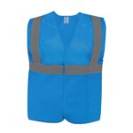 Custom Polyester Mesh Hi Vis Reflective Safety Vest - 8