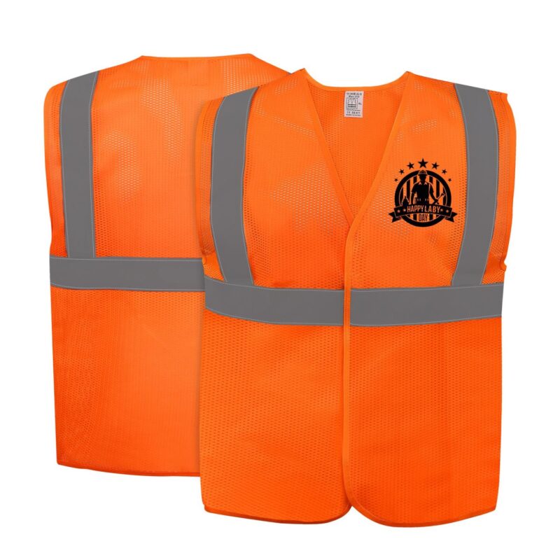 Custom Polyester Mesh Hi Vis Reflective Safety Vest