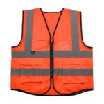 Custom Polyester Warp Knitted Reflective Safety Vest - 3