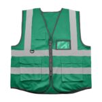 Custom Polyester Warp Knitted Reflective Safety Vest - 8