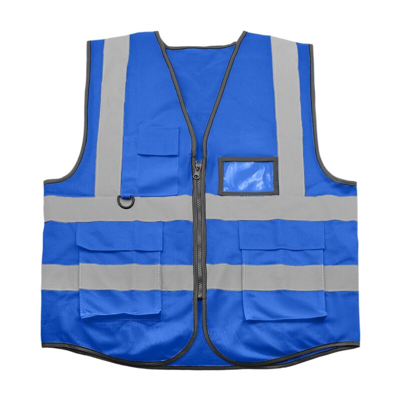 Custom Polyester Warp Knitted Reflective Safety Vest - 9