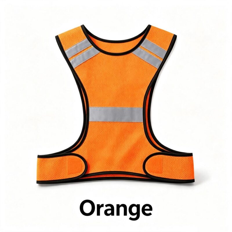 Custom 22-Inch Polyester Reflective Safety Vest - 1