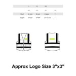 Custom 44" L Reflective Safety Vest - 1