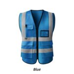 Custom Customizable Logo Reflective Safety Vest - 7