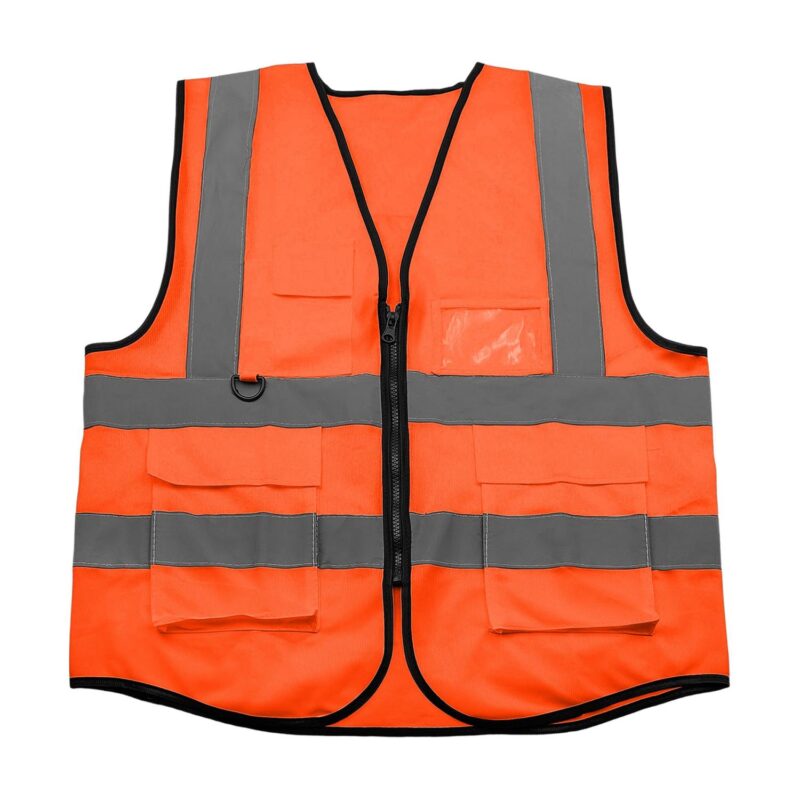Custom High Visibility Reflective Safety Vest - 3