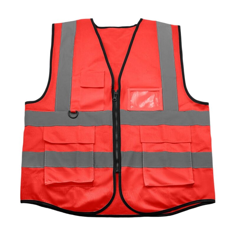 Custom High Visibility Reflective Safety Vest - 5