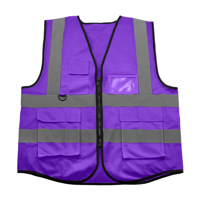 Custom High Visibility Reflective Safety Vest - 9