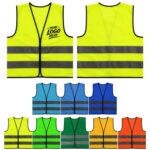 Custom Kids High Visibility Reflective Safety Vest For Walking Cycl