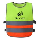 Custom Kids Reflective Safety Vest With High Visibility Design for Outdoor Activities - 2
