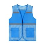 Custom Logo Custom High Visibility Mesh Reflective Safety Vest - 4