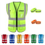 Custom Maximize The Exposure Of Your Brand With Our Incredible Reflective Safety Vest! Crafted From - 1