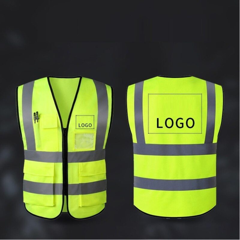 Custom Maximize The Exposure Of Your Brand With Our Incredible Reflective Safety Vest! Crafted From - 2