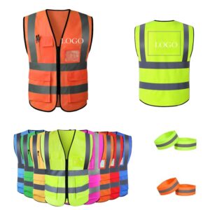 Custom Maximize The Exposure Of Your Brand With Our Incredible Reflective Safety Vest! Crafted From