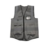 Custom Multi Pocket Reflective Safety Vest Zipper - 3