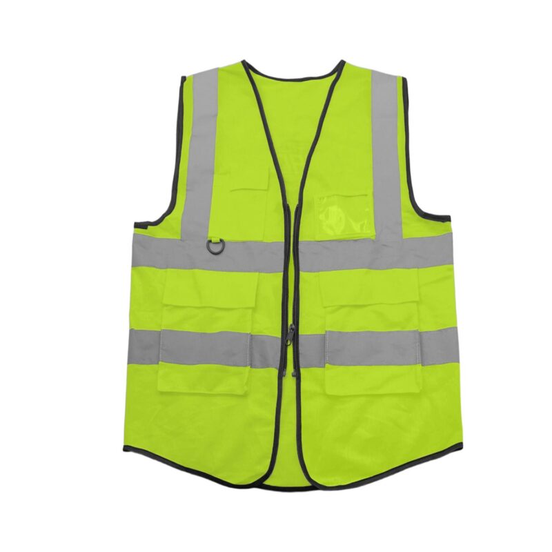Custom Multi Pocket Reflective Safety Vest Zipper - 8