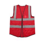 Custom Multi Pocket Reflective Safety Vest Zipper - 9