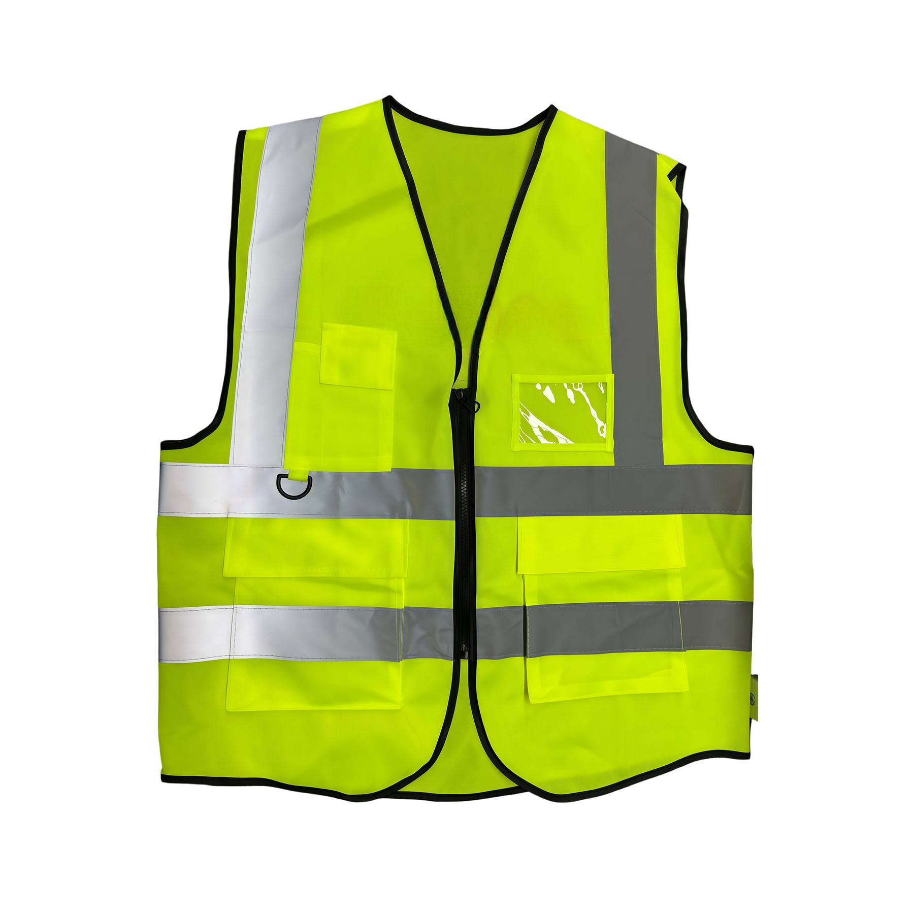 Custom Premium Reflective Safety Vest with Zipper Closure - 2