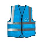 Custom Premium Reflective Safety Vest with Zipper Closure - 4