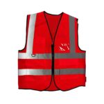 Custom Premium Reflective Safety Vest with Zipper Closure - 5