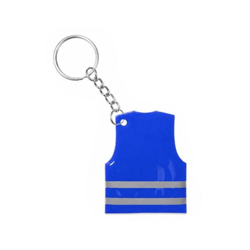 Custom Pvc Reflective Safety Vest Keychain - 2