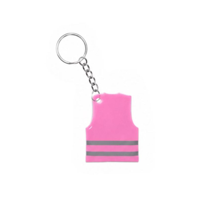 Custom Pvc Reflective Safety Vest Keychain - 4