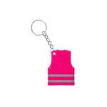 Custom Pvc Reflective Safety Vest Keychain - 6