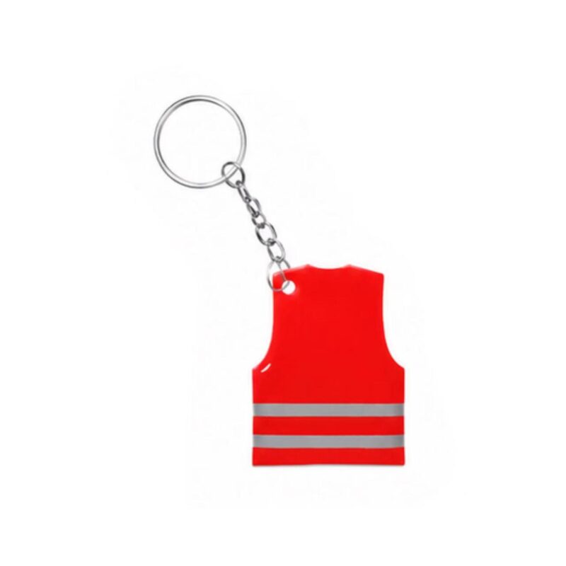 Custom Pvc Reflective Safety Vest Keychain - 7